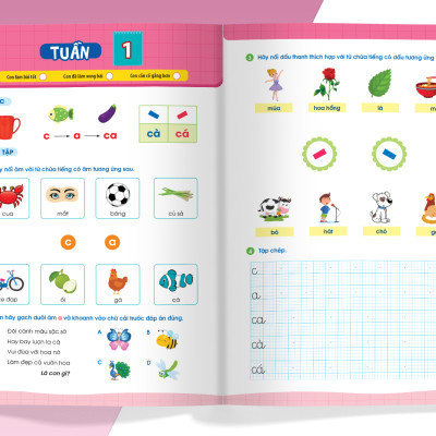 Phiếu Bài Tập Cuối Tuần Tiếng Việt 1