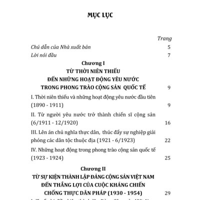 Chủ tịch Hồ Chí Minh tiểu sử và sự nghiệp - President Ho Chi Minh Biography and Career (bản in 2024)