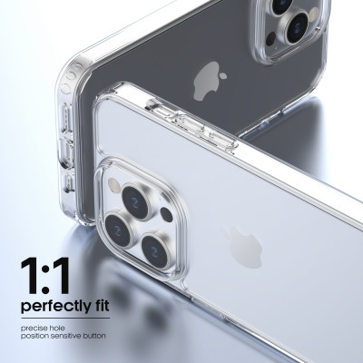 Ốp Lưng Trong Suốt Crystal Clear cho iPhone 14 / 14 Plus / 14 Pro / 14 Pro Max - Hàng Chính Hãng