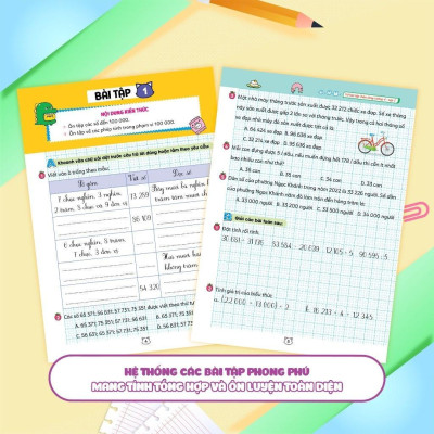 Sách - Vở Bài Tập Toán Tăng Cường Lớp 4 - Tập 1 - Theo Sách Giáo Khoa Kết Nối Tri Thức Với Cuộc Sống - Megabook