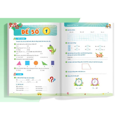 Sách - Phiếu Ôn Hè Toán Lớp 1 - Megabook