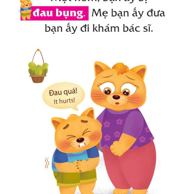 Sách Truyện Tranh Song Ngữ Việt Anh Cho Bé - Cắn Móng Tay Là Xấu Lắm Đấy