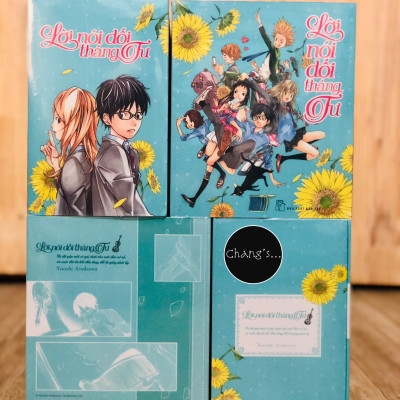 Boxset Lời Nói Dối Tháng Tư - Tặng Kèm 2 Card Nhựa Hình Nhân Vật (Bộ 12 Tập)