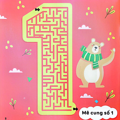 Mê Cung Thông Minh - Rèn Khả Năng Tập Trung Cho Trẻ - Số Đếm (Từ 4-10 Tuổi)