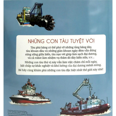 Sách - Bộ Sưu Tập Phương Tiện Giao Thông Kì Thú - Những Con Tàu Tuyệt Vời - Tân Việt Books