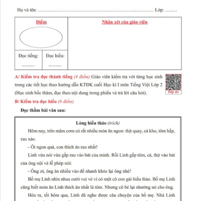 Sách - Tuyển Chọn Đề Kiểm Tra Tiếng Việt Các Trường Lớp 2