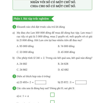 Bài Tập Bổ Trợ Nâng Cao Toán Lớp 4 - Tập 2 (Theo Chương Trình Của Bộ Sách Kết Nối Tri Thức Với Cuộc Sống)
