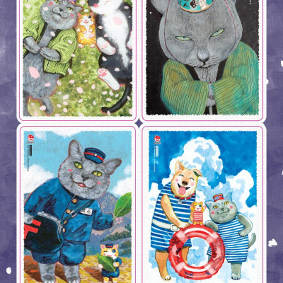 Sách - Mèo Tuần Đêm - Tập 2 - Tặng Kèm Set Postcard