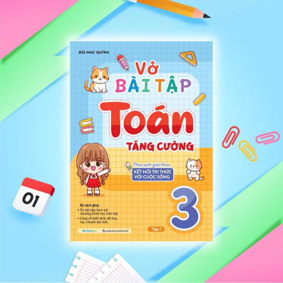 Sách - Vở Bài Tập Toán Tăng Cường Lớp 3 - Tập 1 - Theo Sách Giáo Khoa Kết Nối Tri Thức Với Cuộc Sống - Megabook