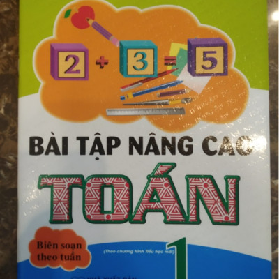 Sách - Combo Bài Tập Nâng Cao Toán 1 - Biên soạn theo tuần (Chương trình tiểu học mới)
