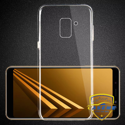 Ốp lưng dành cho Samsung Galaxy A6 (2018) silicon TPU dẻo trong suốt dày dặn chống sốc, chống xước cao cấp - Hàng chính hãng