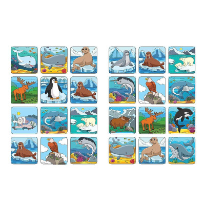 Sách - Bé Tô Màu: Khám Phá Bắc Cực Lạnh Giá - 20+ Hình Dán Sticker - Chính Thông Book