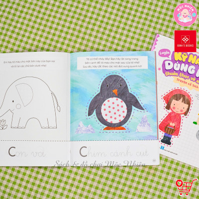 Sách - Luyện kỹ năng dùng kéo thuần thục và an toàn - Cho trẻ từ 3 - 6 tuổi - Đinh Tị Books