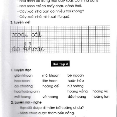 Vở Luyện Tập Tiếng Việt 1 Tập 2(Theo Chương Trình Tiểu Học Mới Định Hướng Phát Triển Năng Lực) ( Tái Bản)
