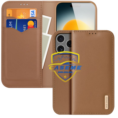 Bao Da Dux Ducis Hivo Series Kèm Ví Đựng Thẻ Cho iPhone Air, iPhone 17, iPhone 17 Pro, iPhone 17 Pro Max - Hàng Chính Hãng