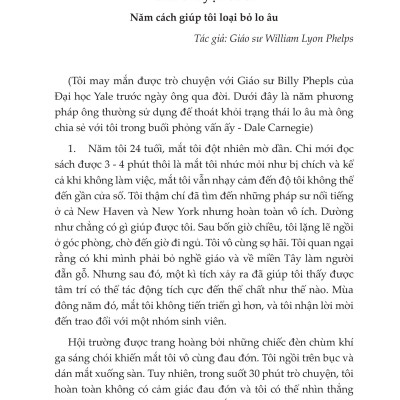 Sách - Quẳng Gánh Lo Đi & Vui Sống - Tiên Phong Books