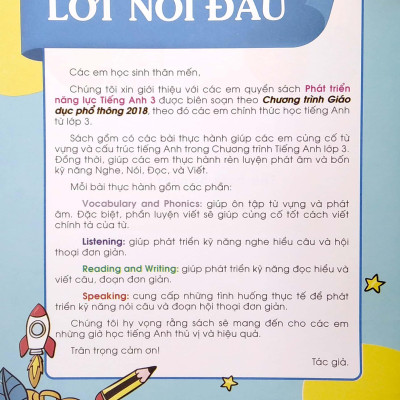 Phát Triển Năng Lực Tiếng Anh 3 - Tập 2
