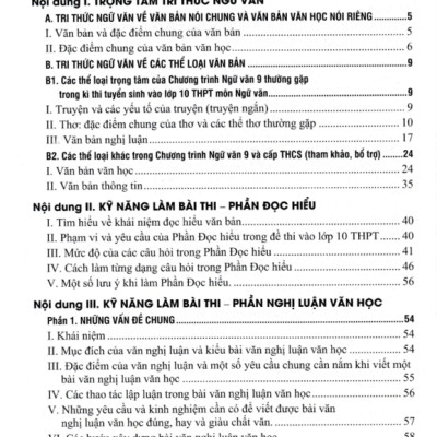 Sách-Ôn Thi Vào Lớp 10 Môn Ngữ Văn - Tự Luận Và Trắc Nghiệm (Dùng Chung Cho Các Bộ SGK Hiện Hành)