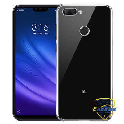 Ốp lưng dành cho Xiaomi Mi 8 Lite silicon TPU dẻo trong suốt dày dặn chống sốc, chống xước cao cấp - Hàng chính hãng