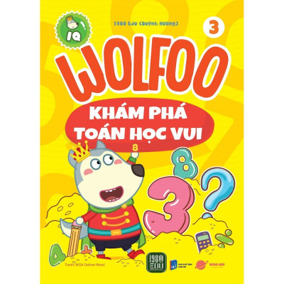 Combo 4 Cuốn Dành Cho Thiếu Nhi:  WOLFOO Khám Phá Toán Học Vui ( Sách Rèn Luyện Tư Duy Phát Triển Trí Tuệ )