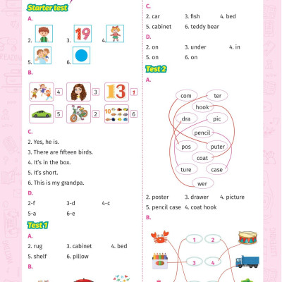 Super Test - Đề Kiểm Tra Nhanh Tiếng Anh Cho Học Sinh Lớp 3