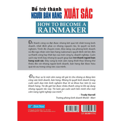 Sách - Để Trở Thành Người Bán Hàng Xuất Sắc - First News