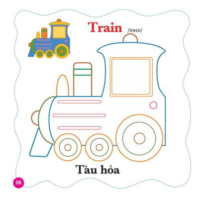 Sách - Bé Tô Màu Thế Giới Xung Quanh - Rau - Củ - Quả + Con Vật Đáng Yêu + Đồ Dùng Hàng Ngày + Phương Tiện - Việt Thư