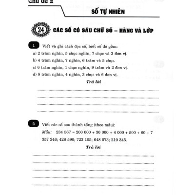 Sách - Vở Bài Tập Nâng Cao Toán 4 Tập 1 (Bám Sát SGK Chân Trời Sáng Tạo)