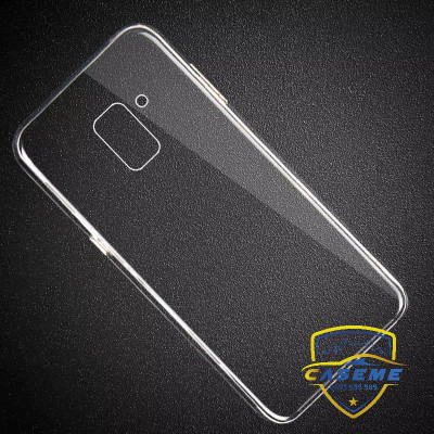 Ốp lưng dành cho Samsung Galaxy A6 (2018) silicon TPU dẻo trong suốt dày dặn chống sốc, chống xước cao cấp - Hàng chính hãng
