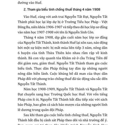 Chủ tịch Hồ Chí Minh tiểu sử và sự nghiệp - President Ho Chi Minh Biography and Career (bản in 2024)