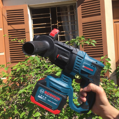 Máy Khoan Bê Tông 21V Dùng Pin BOSHUN 15 Cell Loại Cao Cấp - Khoan Đục Bê Tông Đa Năng - Bảo Hành 12 Tháng