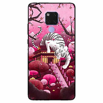 Ốp lưng dành cho Huawei Mate 20 mẫu Thần Hổ Trắng