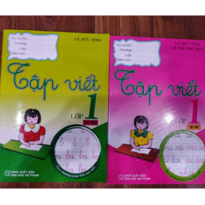 Sách - Combo Tập Viết Lớp 1 - Tập 1 + 2 (Theo Chương Trình Tiểu Học Mới)