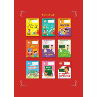 Sách Khởi Đầu Cho Bé Vào Lớp 1 - Bé Tập Tô Chữ Số - Tân Việt Books