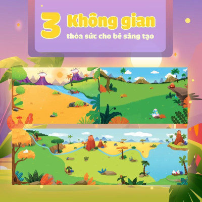 Sách - Trò Chơi Bóc Dán - Cảm Xúc Khủng Long (2 Trang Stickers) - Megabook