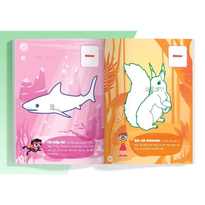 Sách - Con Tô Màu Thám Hiểm - Chọn Lẻ 4 Chủ Đề - Megabook