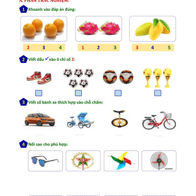Phiếu bài tập cuối tuần Toán 1 - Biên soạn theo chương trình mới (Sách màu)