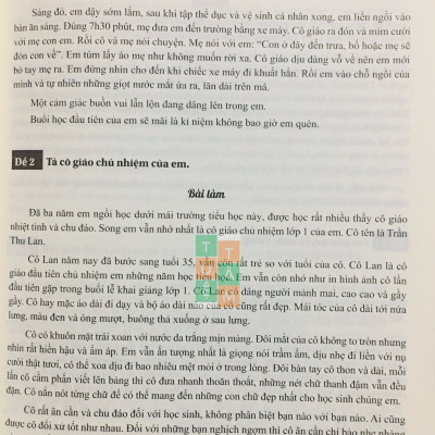 Sách - 100 bài làm văn hay lớp 3