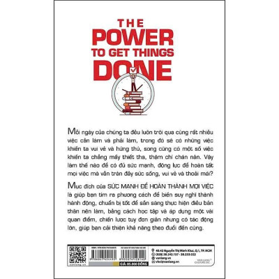 Sách - Sức Mạnh Để Hoàn Thành Mọi Việc - Steve Levinson - VanLangBooks