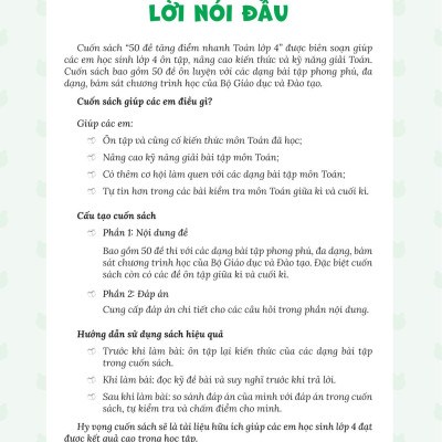 50 Đề Tăng Điểm Nhanh Toán Lớp 4 (Theo Chương Trình Của Bộ Sách Kết Nối Tri Thức Với Cuộc Sống)