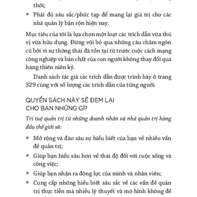 Trí Tuệ Quản Trị Từ Những Doanh Nhân Và Nhà Quản Trị Hàng Đầu Thế Giới_TRE