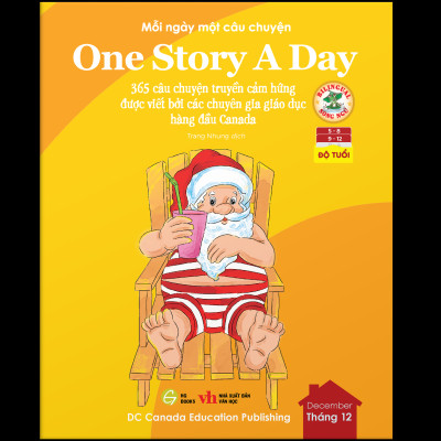 Sách - One Story A Day - CUỐN 12: 365 câu chuyện phát triển IQ, EQ cho bé - Bản song ngữ tặng kèm file nghe