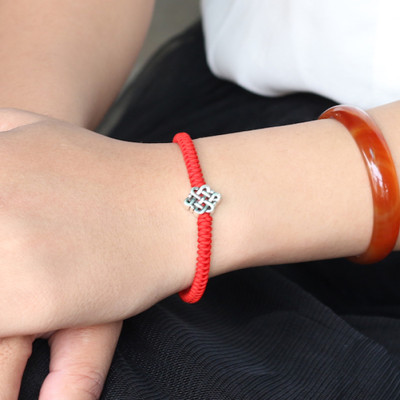Vòng Tay Charm Kết Đồng Tâm Bạc Ngọc Quý Gemstones GA152