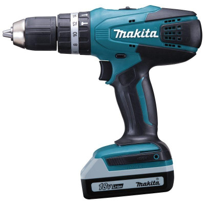MÁY KHOAN BÚA VẶN VÍT DÙNG PIN 18V MAKITA HP457DWE (01 ĐẾ SẠC – 02 PIN 18V/1.5AH) - HÀNG CHÍNH HÃNG