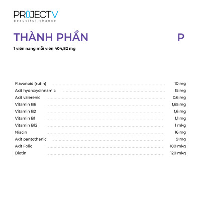 [TẶNG 5 TÚI PV ZIP] Thực Phẩm Sức Khoẻ S+P+A | V Alphabet - Sự Bình Tĩnh, Chống Oxy Hóa & Tiêu Hóa Khỏe - PROJECT V - Xuất xứ Pháp, Hàng Chính Hãng