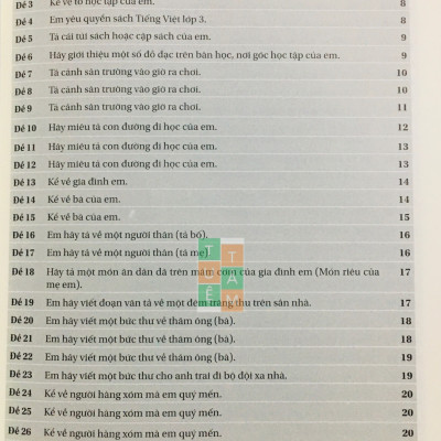 Sách - 100 bài làm văn hay lớp 3