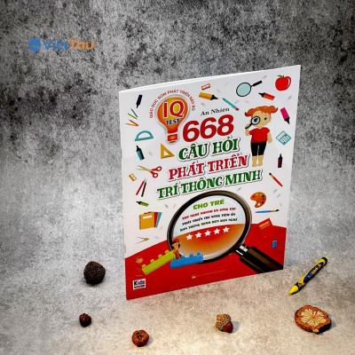 Sách - Phát Triển Trí Tuệ IO - 668 Câu Hỏi Phát Triển Trí Thông Minh Cho Trẻ - Tập 5 - Việt Thư