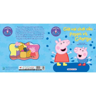 Sách - Truyện Tranh Thế Giới Diệu Kì Của Peppa Pig - Giờ Vui Chơi Của Peppa Và George - Tân Việt Books