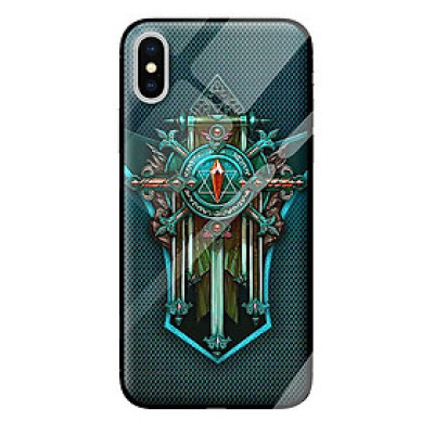 Ốp kính cường lực cho iPhone XS huy hiệu 6 - Hàng chính hãng