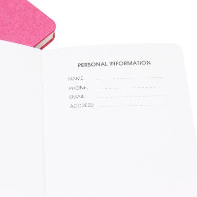 Sổ Colourful Notebook A6 - Dòng Kẻ Chấm - 120 Trang 100gsm - The Sun - Màu Hồng